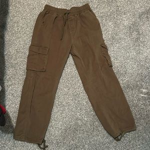 Forest Green Cargo/ sweatpants